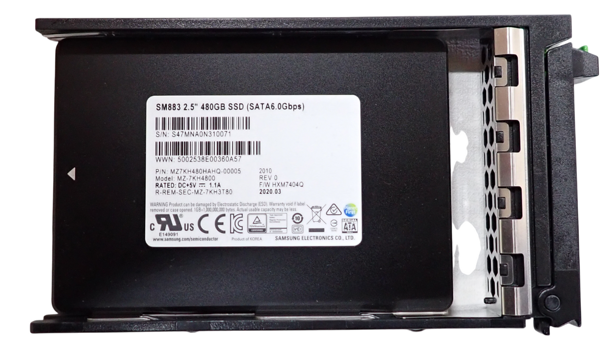 NEW Fujitsu 480GB SATA 6G Mixed-Use 2.5" Solid State Drive SSD S26361-F5675-L480