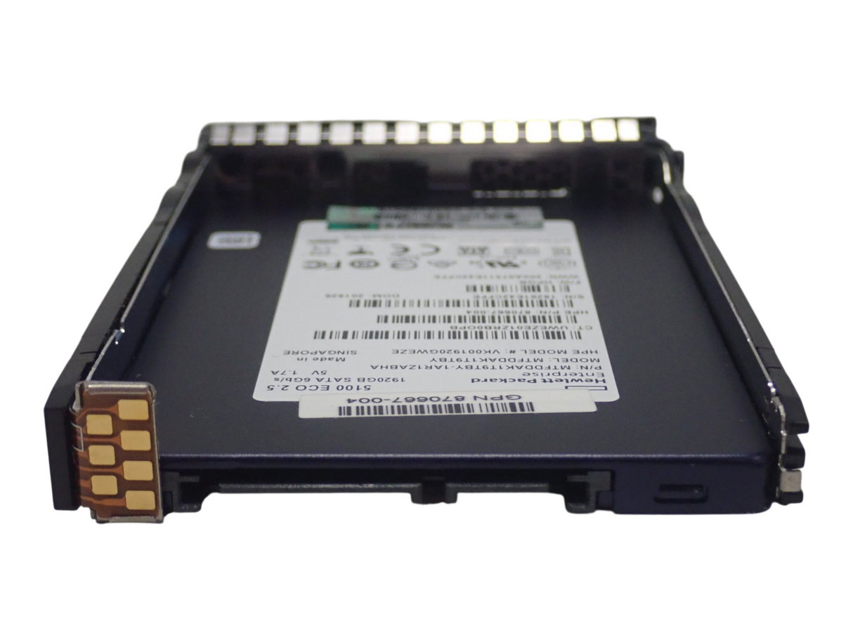 HP 1.92TB SATA 6G 2.5" SFF Read Intensive SSD Solid State Drive 875513-B21