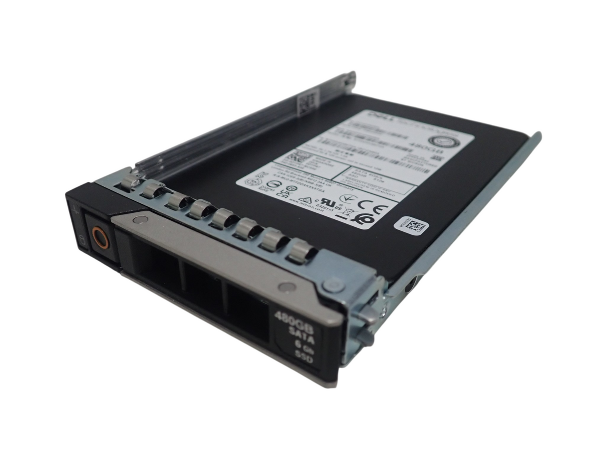 Dell 480GB SATA 6G 2.5" RI TLC SSD MTFDDAK480TGA DTPR7 in 14th Gen Caddy