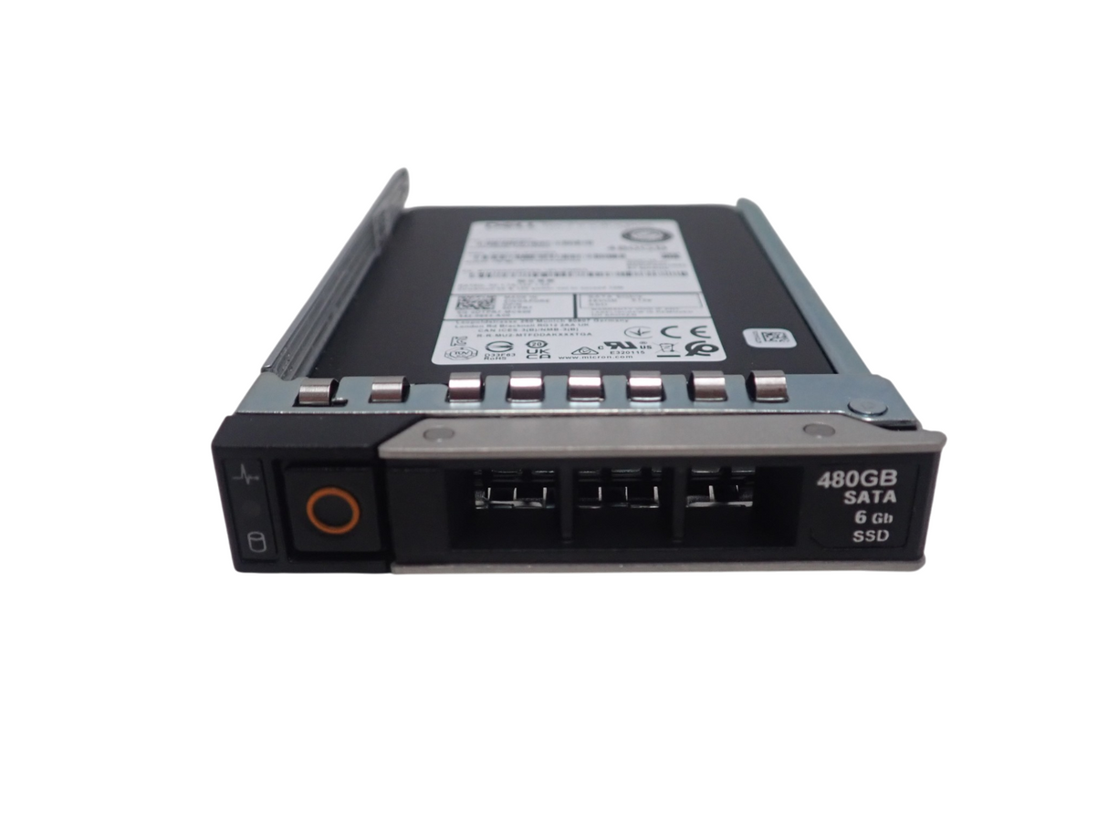 Dell 480GB SATA 6G 2.5" RI TLC SSD MTFDDAK480TGA DTPR7 in 14th Gen Caddy