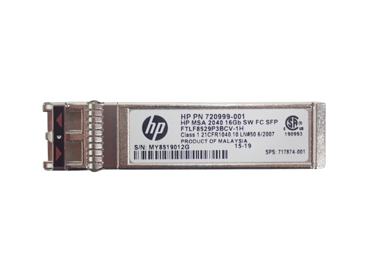 NEW HP 4-Pack 16G SFP+ Short Wave LC Duplex Transceiver Module 720999-001 C8R24B