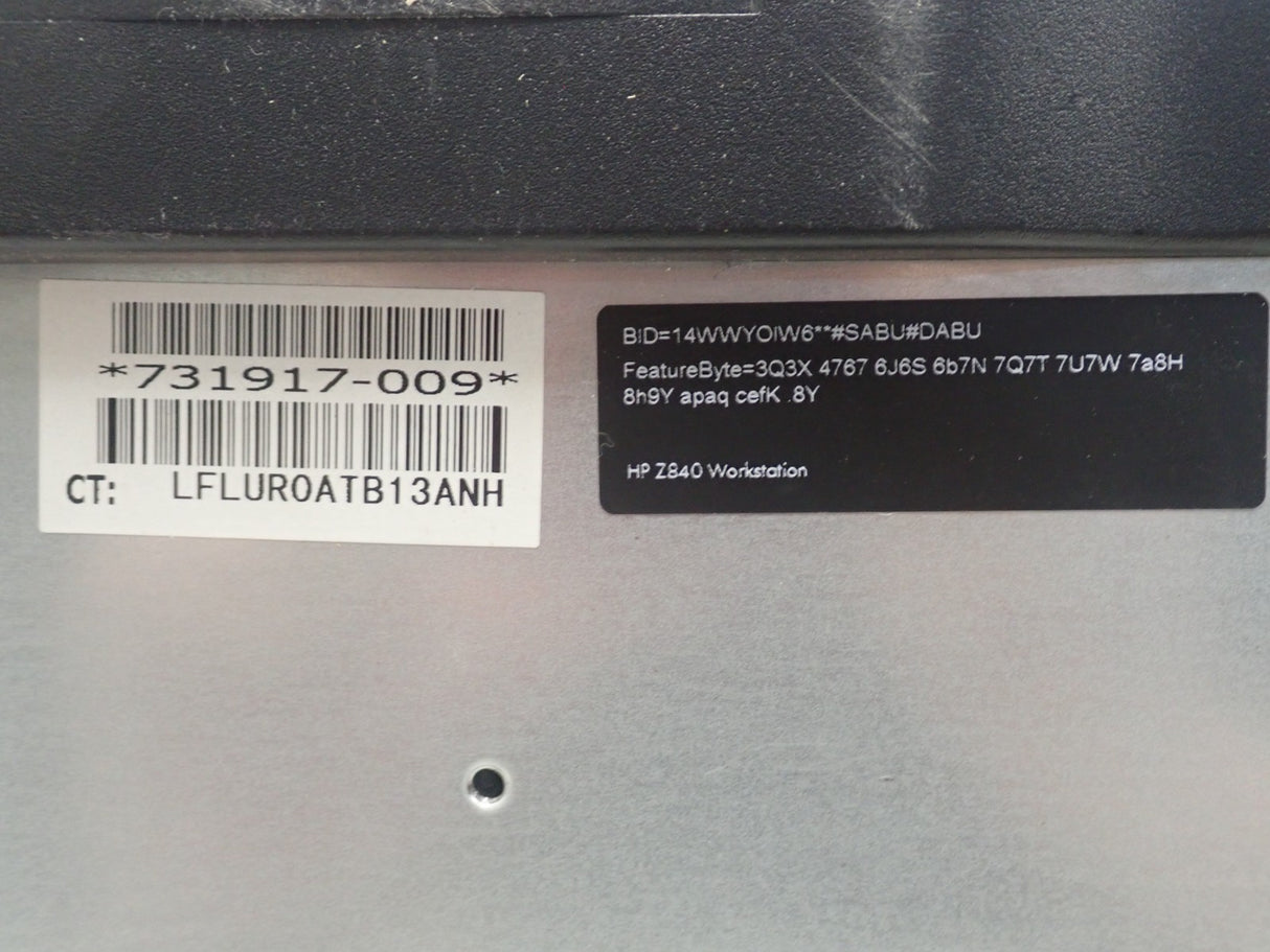 HP WorkStation Z840 16xDDR4 4x Internal LFF Bay CTO Tower Workstation PC F5G73AV