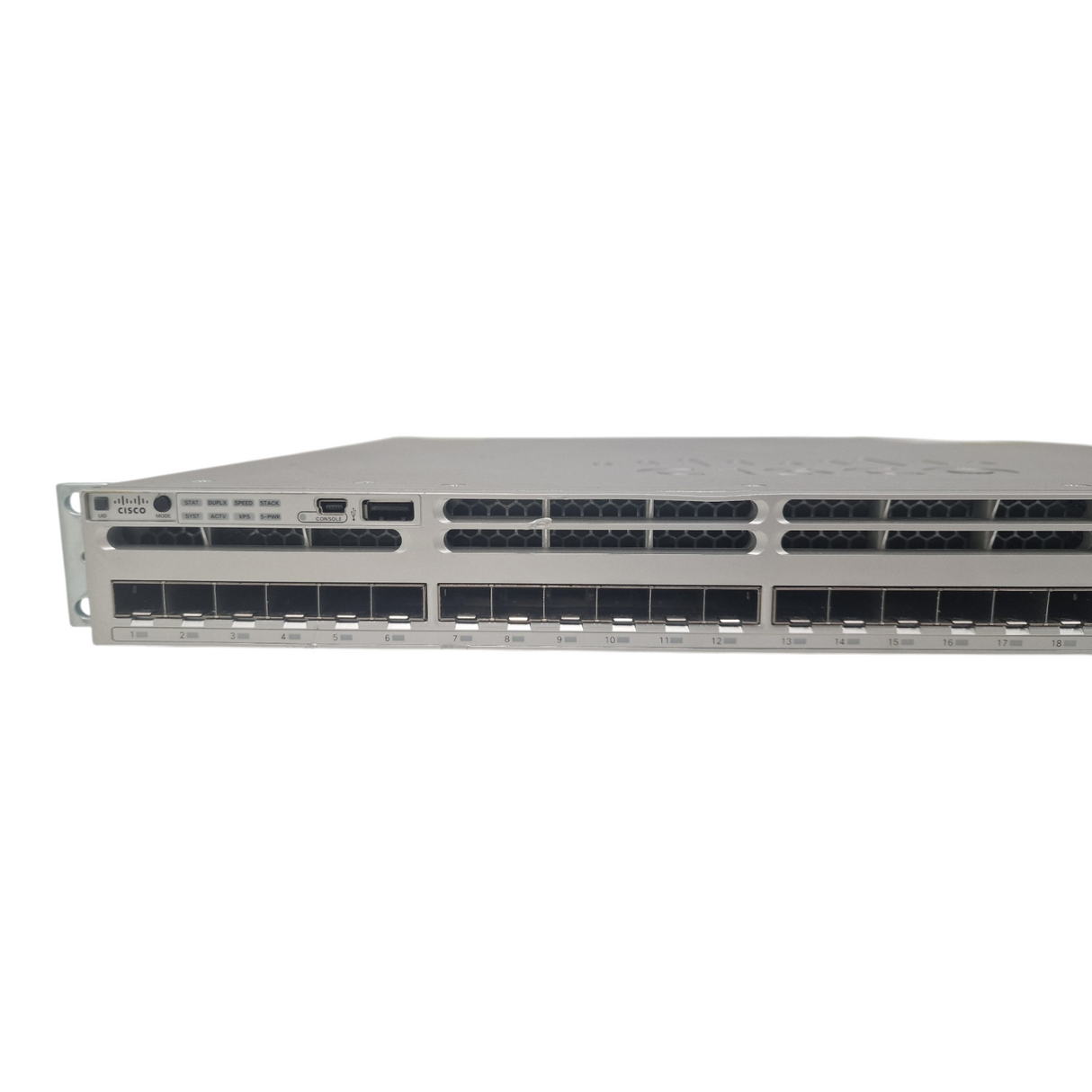 Cisco WS-C3850-24XS-S 24 Port SFP+ L3 1G/10G Rack Mount Gigabit Switch + IP Base