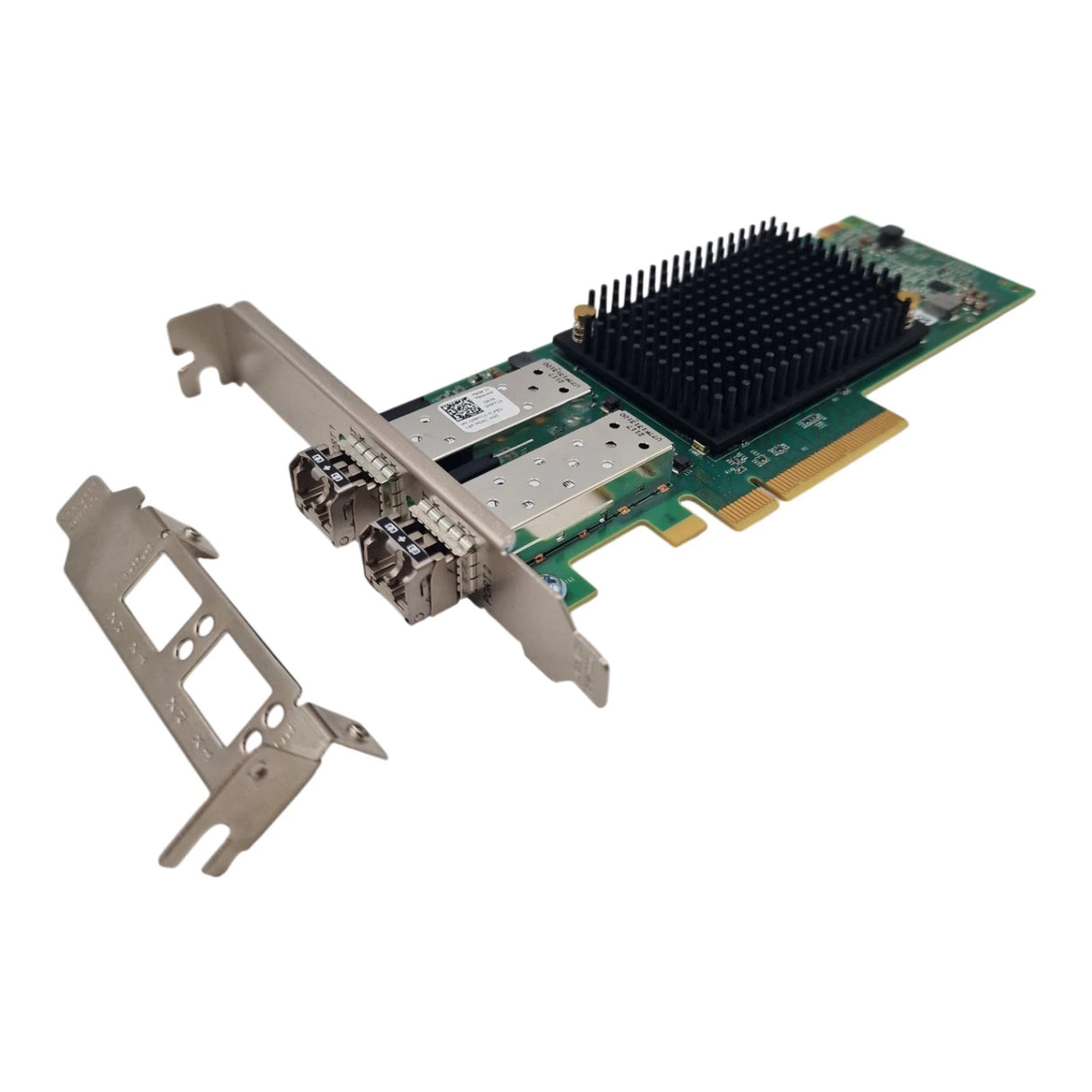 NEW Dell Emulex LPe35002 Dual Port 32Gb FC SFP+ HBA MPY10 +2x 32G SFP+ +Brackets
