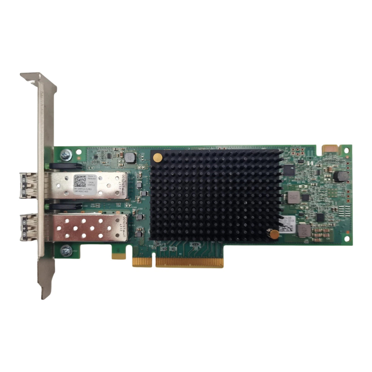 NEW Dell Emulex LPe35002 Dual Port 32Gb FC SFP+ HBA MPY10 +2x 32G SFP+ +Brackets