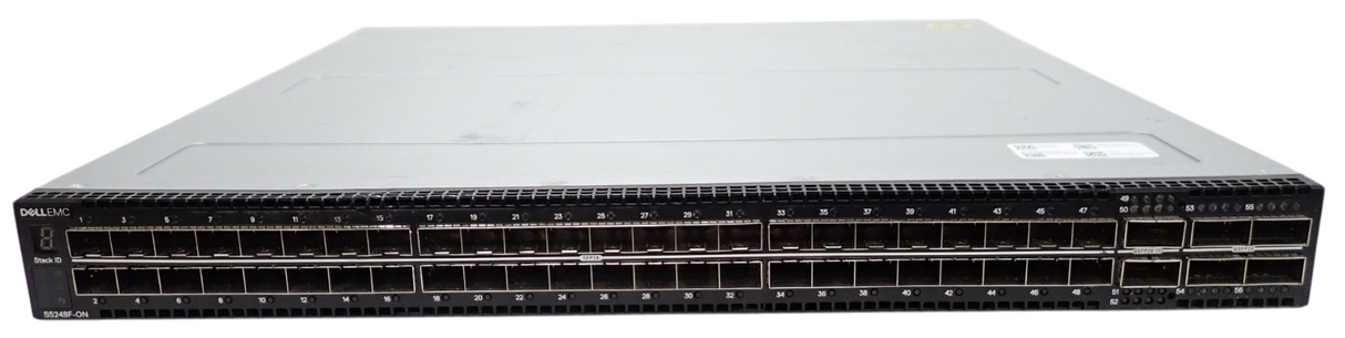 Dell PowerSwitch S5248F-ON RA 48x 25Gb 4x 100Gb 2x 200Gb Port L3 1U Switch OS10