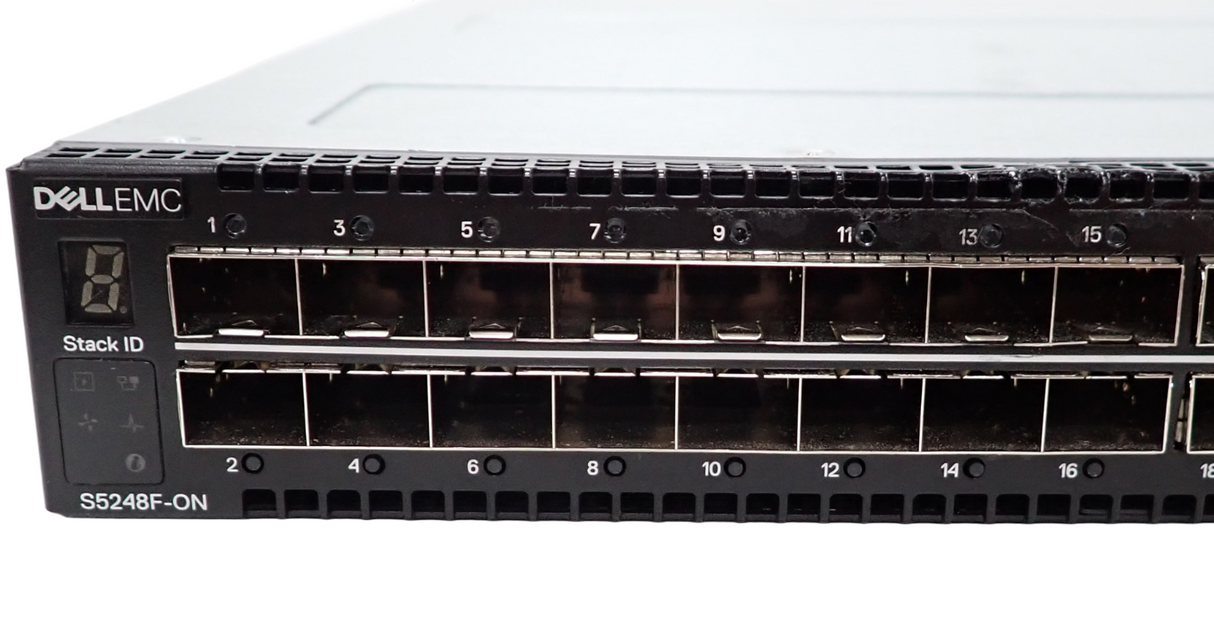 Dell PowerSwitch S5248F-ON RA 48x 25Gb 4x 100Gb 2x 200Gb Port L3 1U Switch OS10