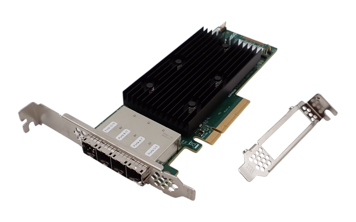 LSI Avago 9500-16e SAS9305-16e 03-25704-02005 4-Port Tri-Mode Storage Adapter