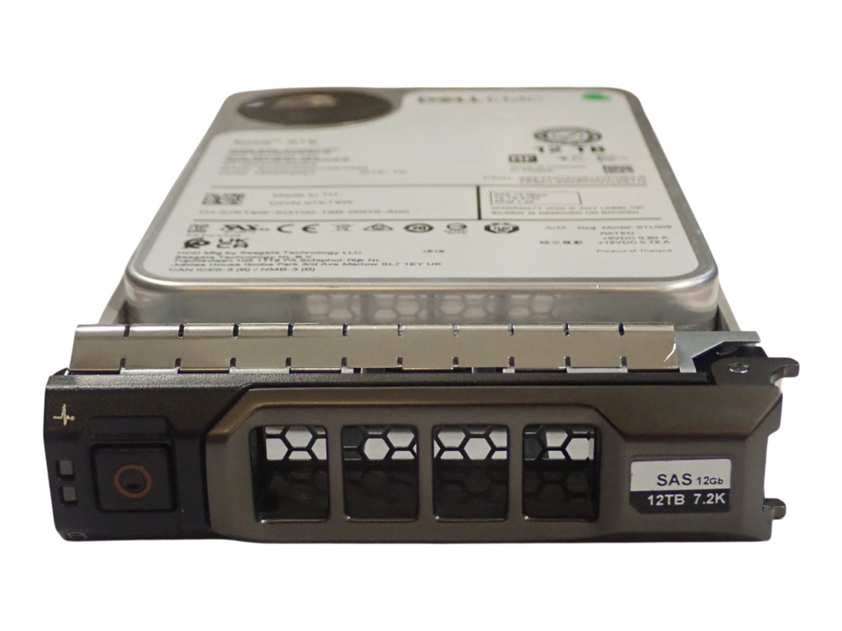 Dell EMC 12TB 3.5" 7.2K SAS 12G 256mb LFF Enterprise Hard Drive HDD 7KT9W 07KT9W