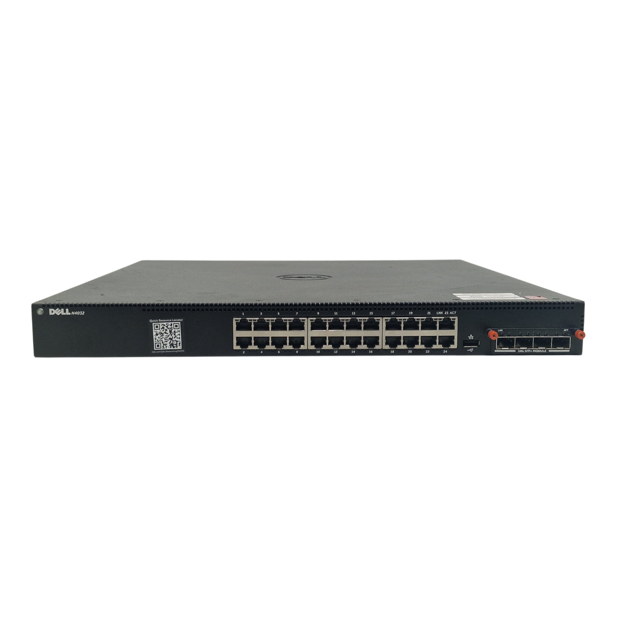 Dell PowerConnect N4032 24x RJ45 10GBe + Port L3 Switch +4 x 10Gb SFP+ Module