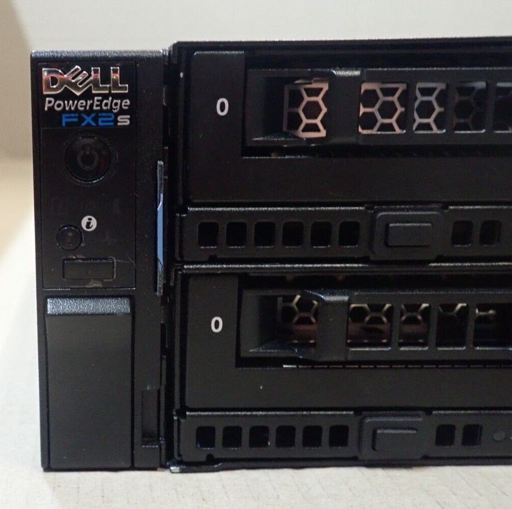 Dell PowerEdge FX2S Switched 4-Node Rack Chassis + 4x FC640 NVMe Blade Servers