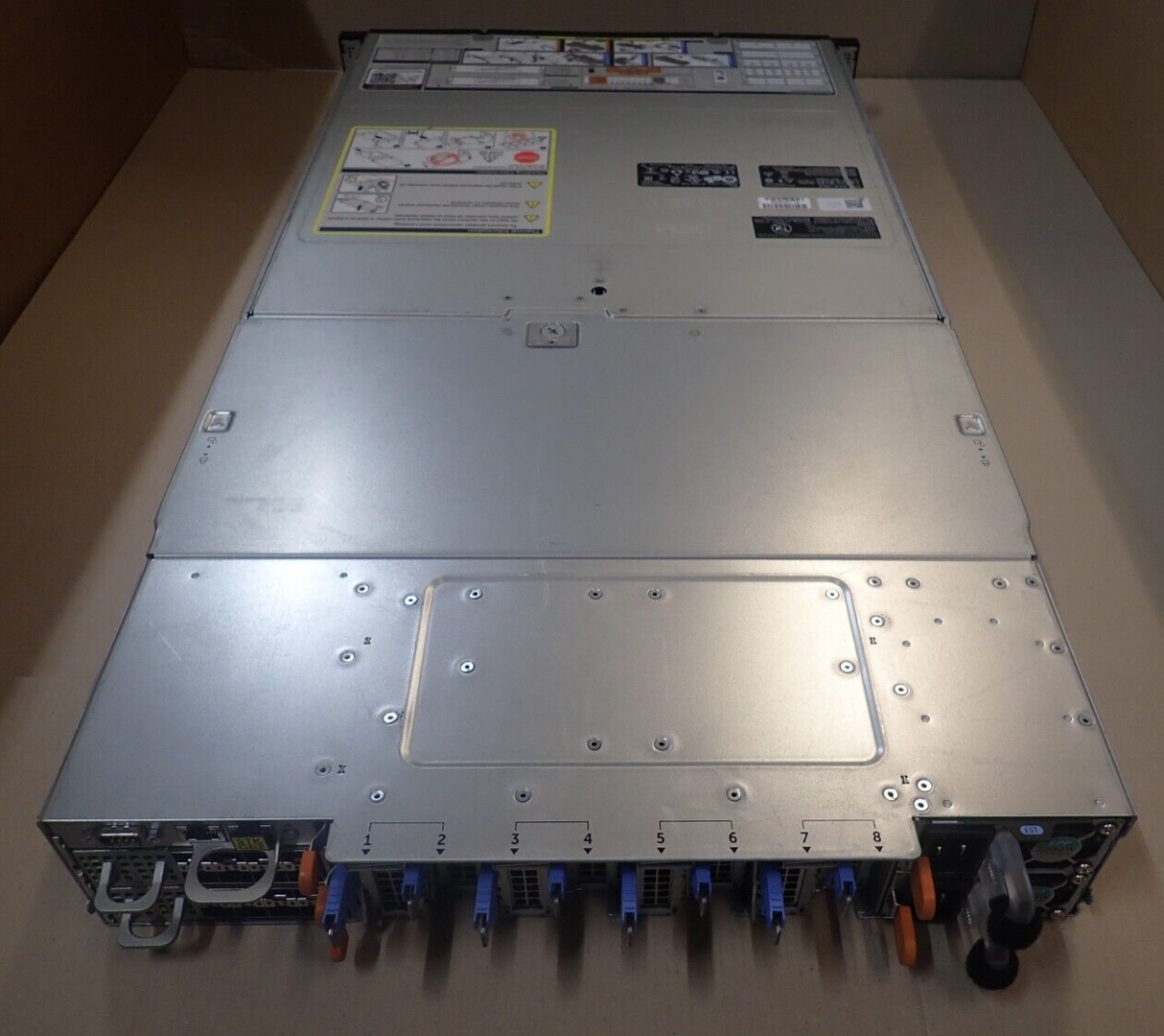 Dell PowerEdge FX2S Switched 4-Node Rack Chassis + 4x FC640 NVMe Blade Servers