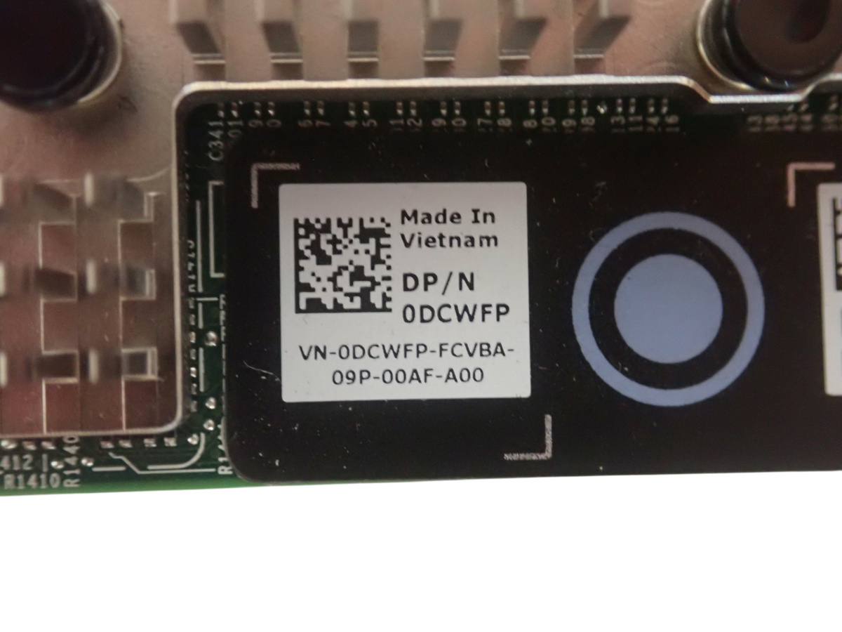 Dell Broadcom 57504 4-Port 10/25GbE SFP28 Mezzanine Card DCWFP For MX740c MX760c