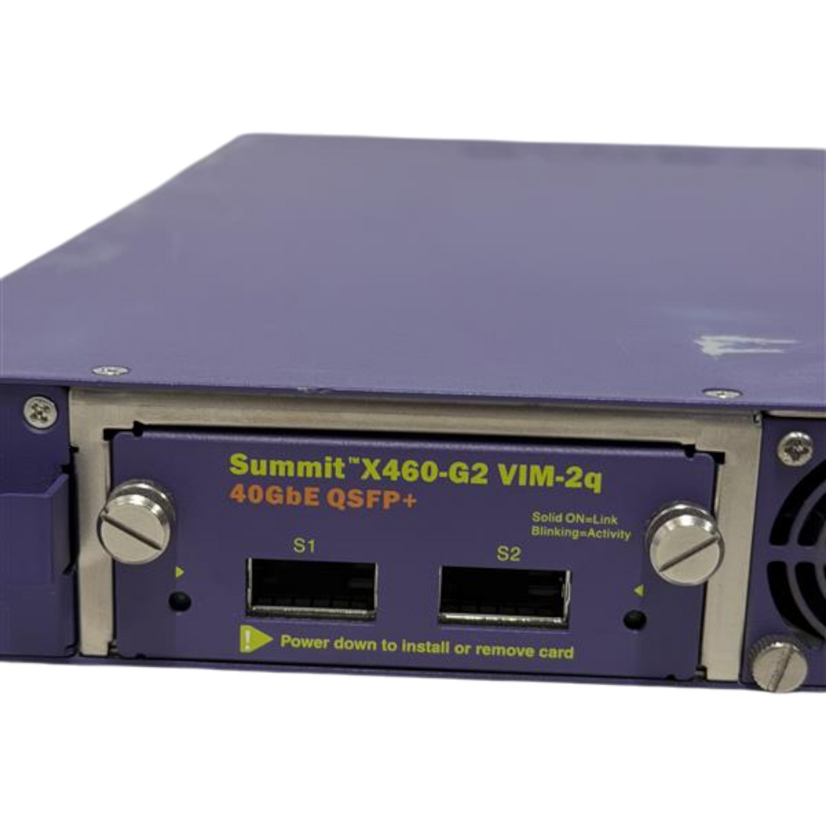 Extreme Networks X460-G2-48P-10GE4 48x 1G PoE+ 4x 10G SFP+ Switch Adv Edge 16704