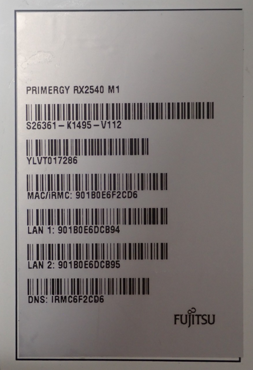 Fujitsu Primergy RX2540 M1 12-Bay LFF 2x Xeon E5-2600v3 24x DDR4 2U CTO Server