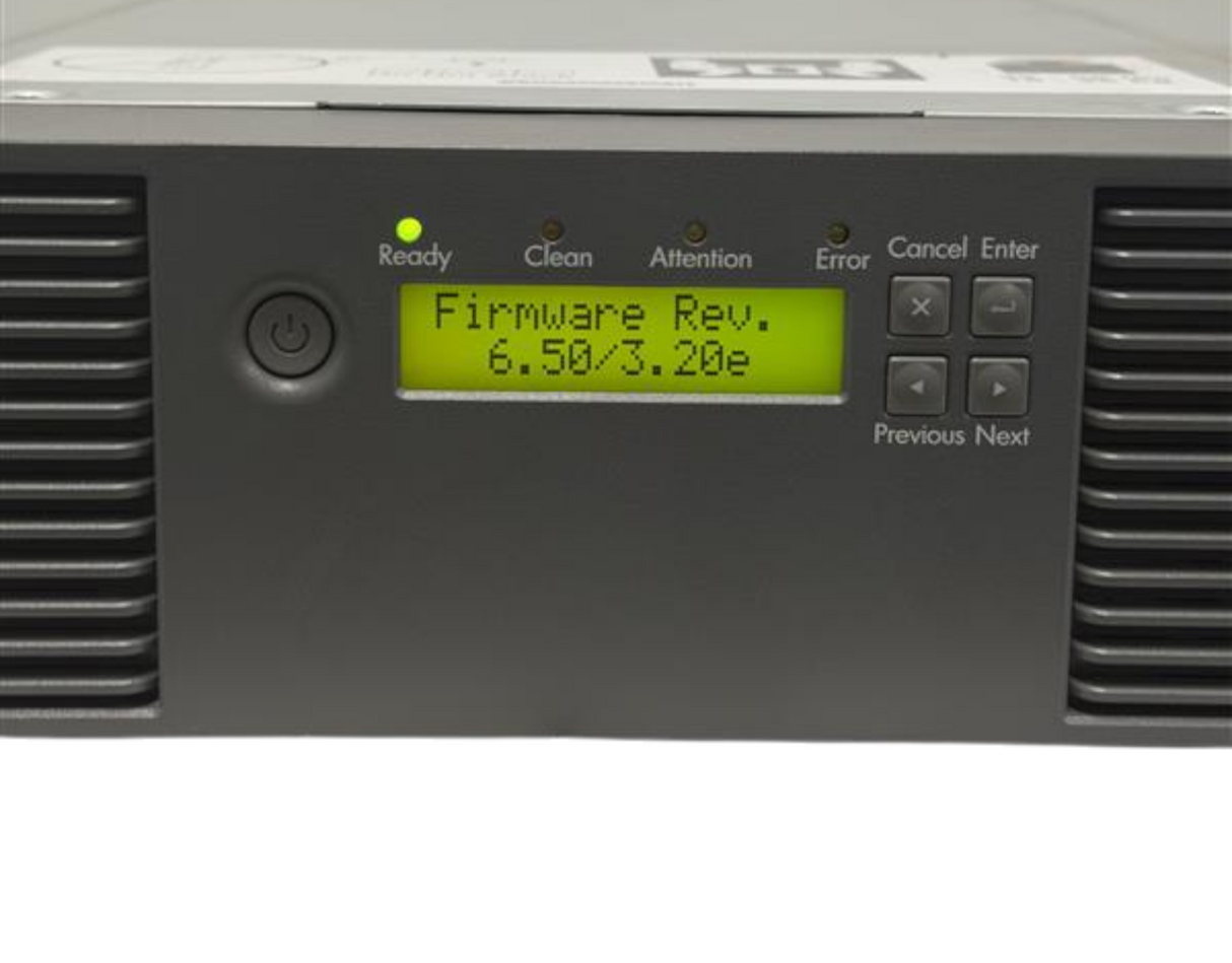 HPE StorageWorks MSL2024 24-Slot Tape Library 407351-001 w/ LTO-6 FC Drive