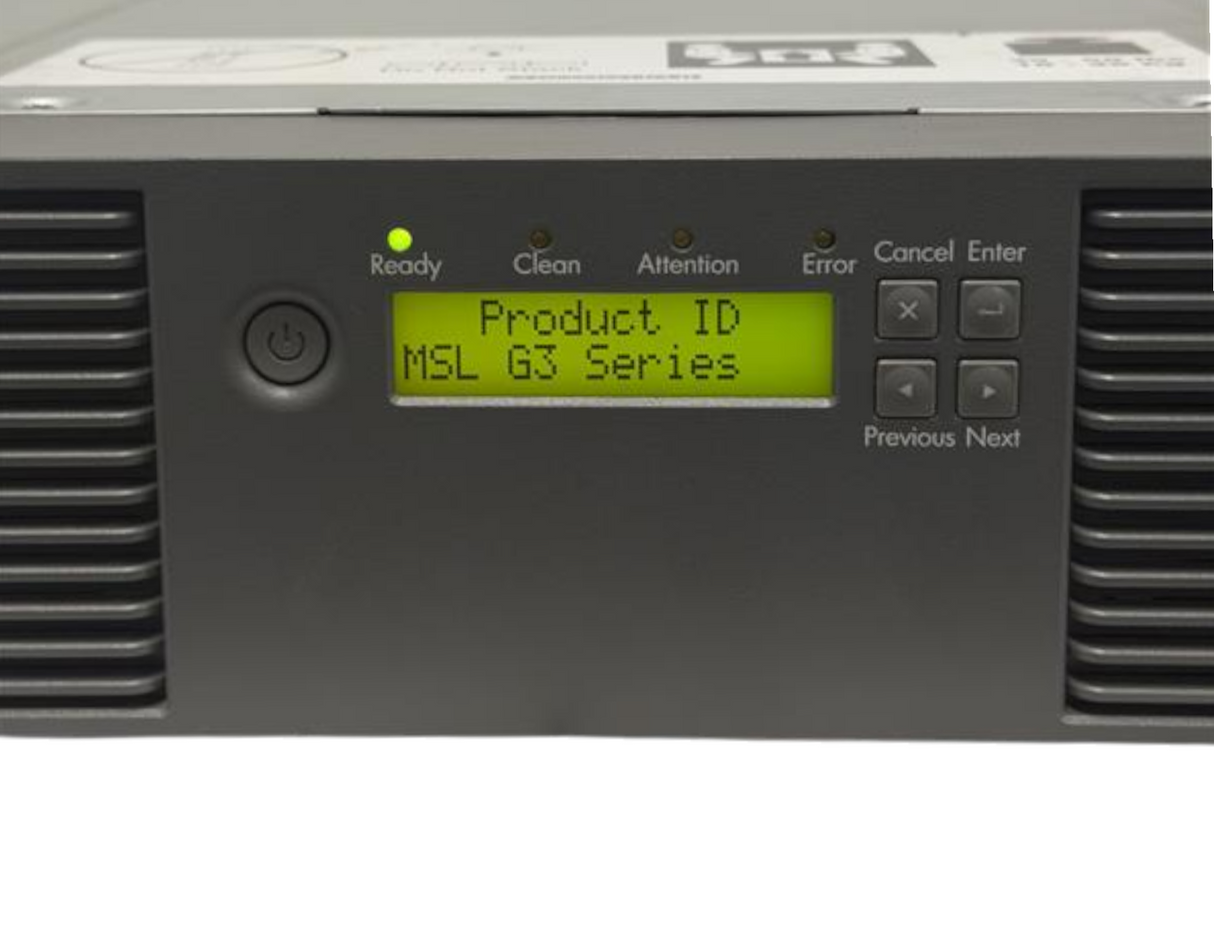 HPE StorageWorks MSL2024 24-Slot Tape Library 407351-001 w/ LTO-6 FC Drive