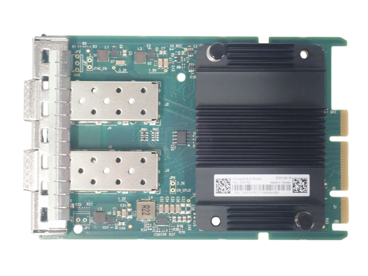 NEW Dell Mellanox CX631432A ConnectX-6 Lx 2-Port 10/25Gb SFP28 OCP 3.0 NIC DN78C