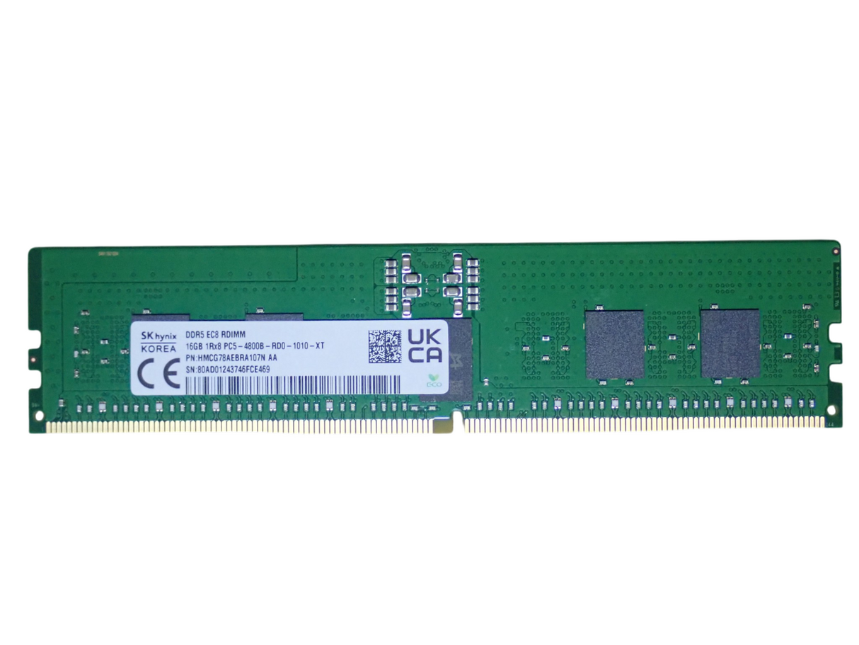NEW SK Hynix 16GB 1Rx8 PC5-4800B DDR5-38400 ECC EC8 RDIMM Memory HMCG78AEBRA107N