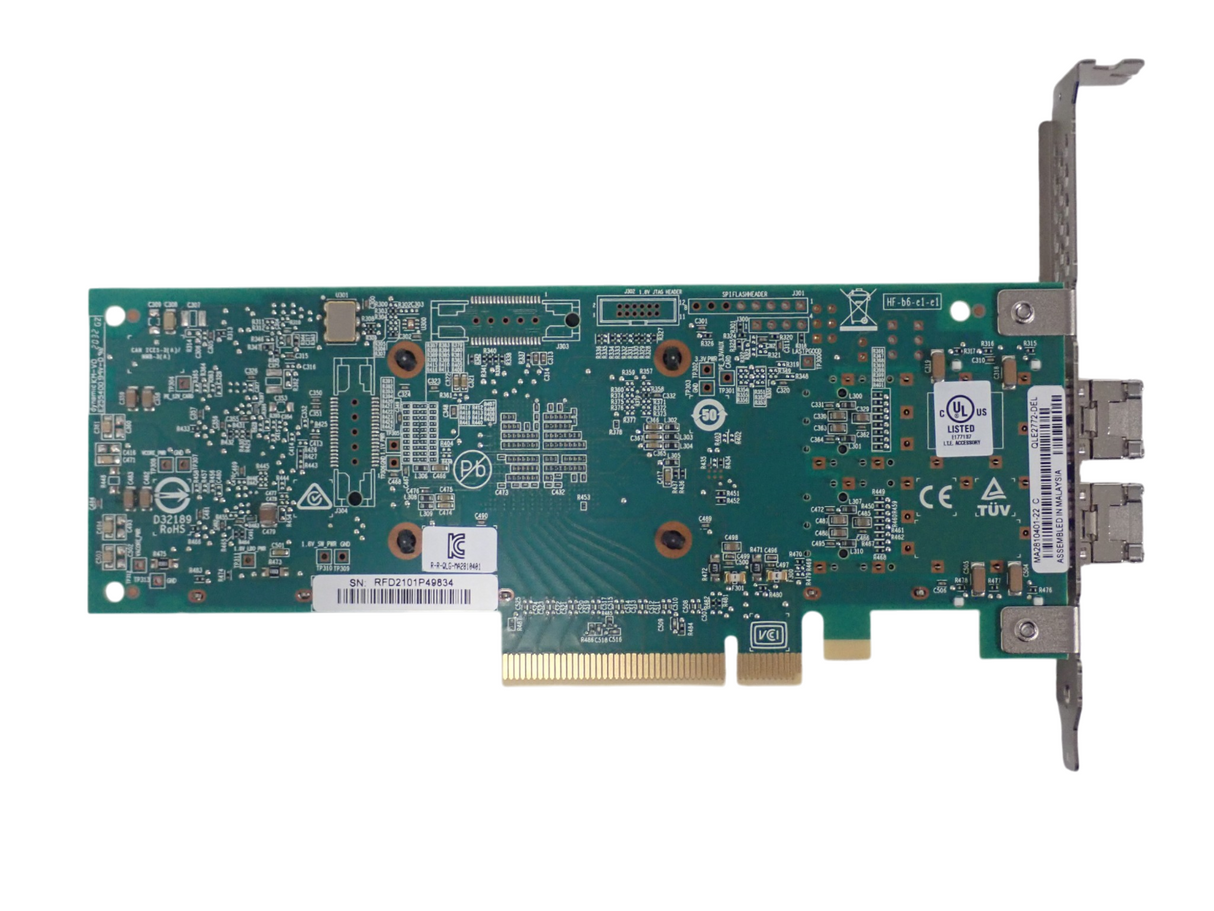 Dell QLogic QLE2772NL-DEL Enhanced Dual Port 32Gb FC SFP+ HBA PCIe 4.0 K6M2F