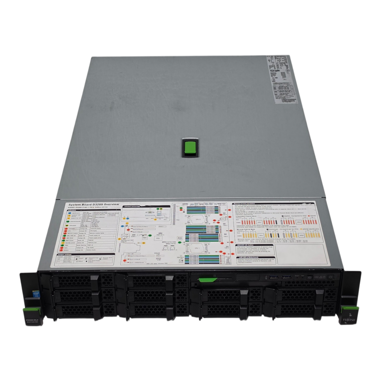Fujitsu Primergy RX2540 M1 10-Bay 3.5" 2x Xeon E5-2600v3 24x DDR4 2U CTO Server