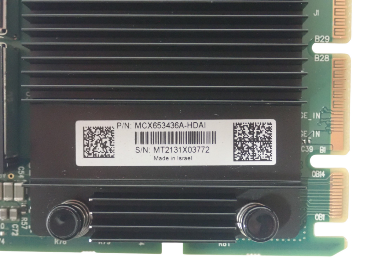 Mellanox CX653436A Dual Port ConnectX-6 200GbE QSFP56 Eth/IB HDR OCP 3.0 Adapter