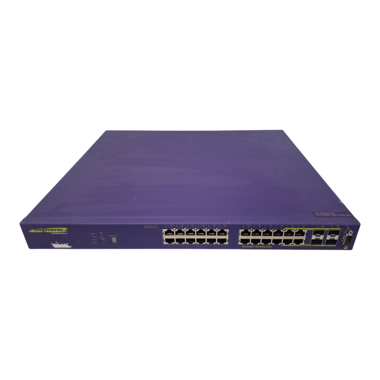 Extreme Networks Summit X450a-24T 24-Port Gigabit Switch 4x SFP 16151 + XGM2-2XF