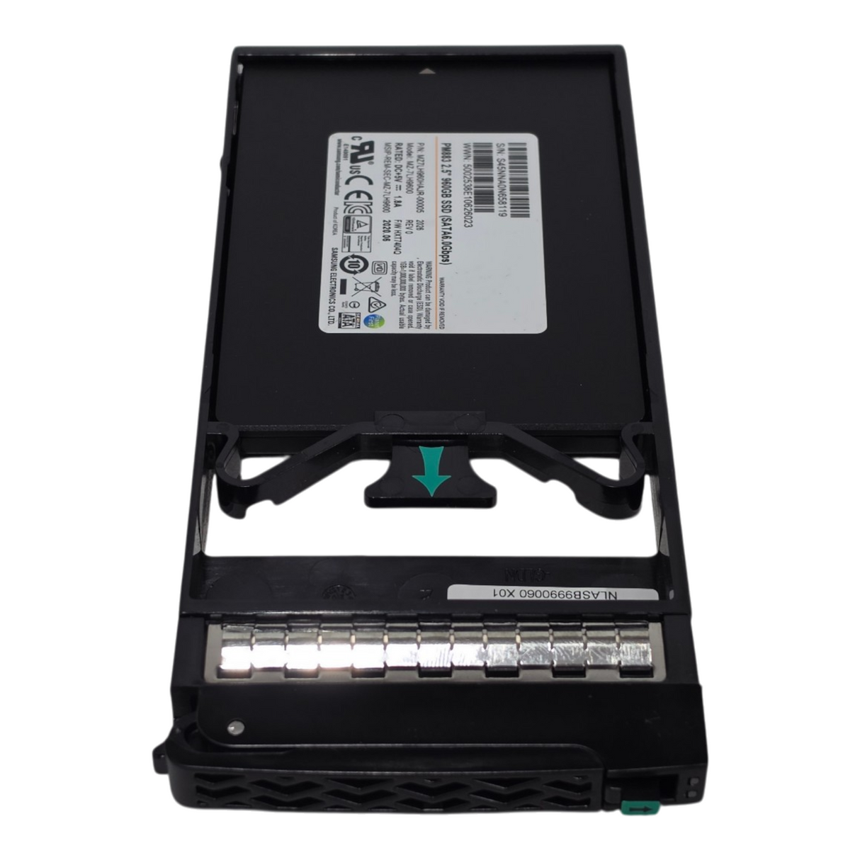 HPE Nimble Storage 960GB 7.2K SATA 6G 1GB 2.5" SSD Q8F86B MZ-7LH9600 FW:PM883