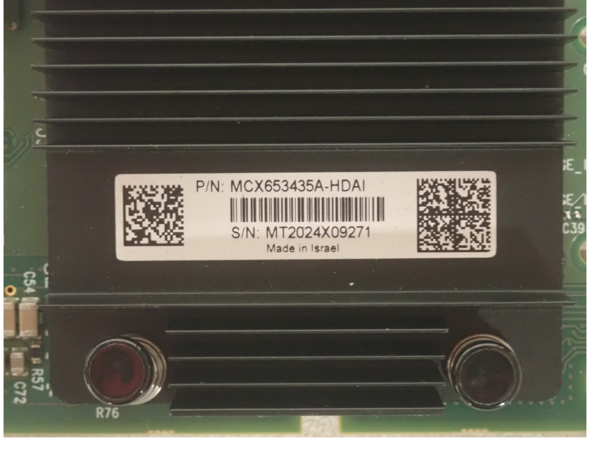 Mellanox MCX653435A Single Port ConnectX-6 200GbE HDR QSFP56 VPI OCP NIC Adapter