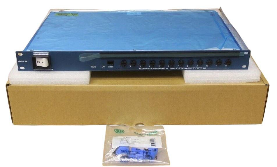 NEW TSL Power Manager MDU12-PMi 12-Way C13 Mains Distribution Unit MDU12-16A PDU