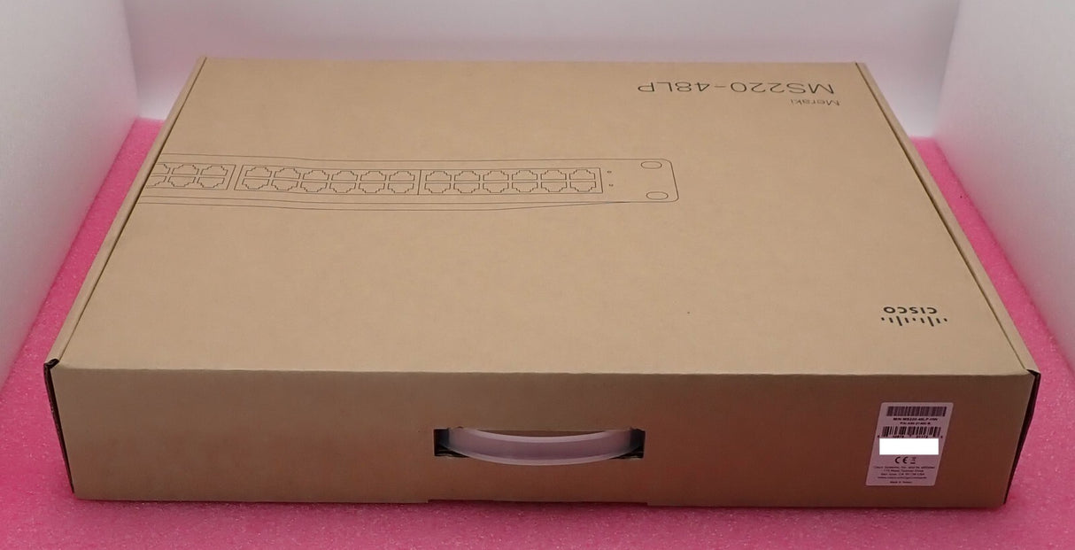 NEW Cisco Meraki MS220-48LP-HW 48x 1GE POE+ 4x 1G SFP 1U Cloud Switch UNCLAIMED