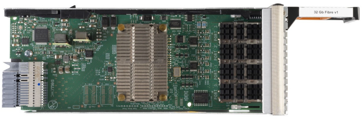 Dell EMC PowerStore 4-Port 32Gb SFP FC Fibre I/O Module 303-321-000C-02