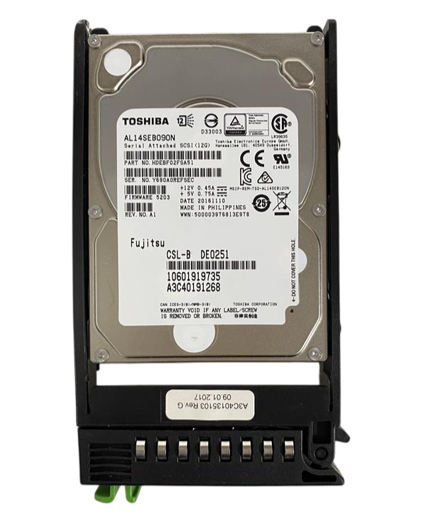 Fujitsu 900GB 10K SAS 12G 512N 2.5" SFF HDD AL14SEB090N S26361-F5551-L190