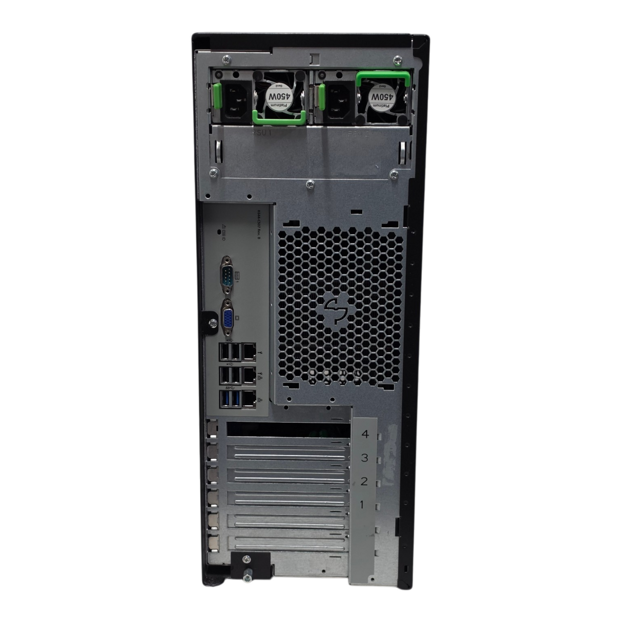 Fujitsu PRIMERGY TX1330 M4 Xeon E-2200/E-2100 4-DIMM 8xSFF Bay Tower Server CTO