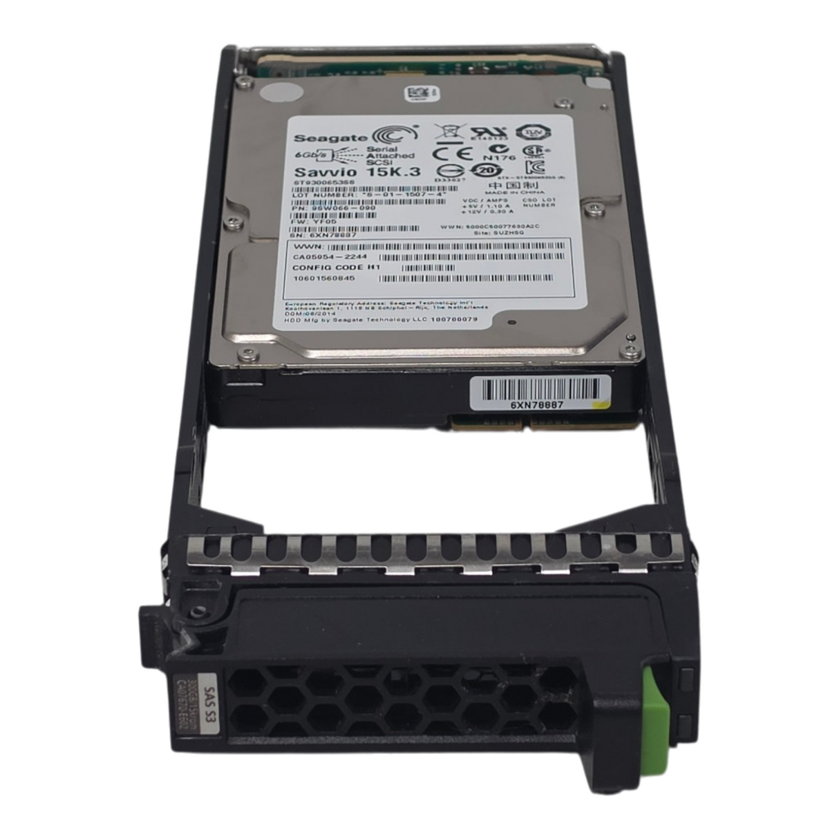 Fujitsu 300GB 15K SAS 12G 512N 2.5" SFF Hot-Swap HDD Hard Drive CA07670-E602