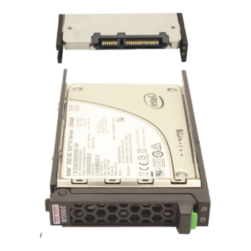 NEW Fujitsu 200GB SATA 6G Write Intensive 2.5" Hot-Plug SSD S26361-F5592-L200