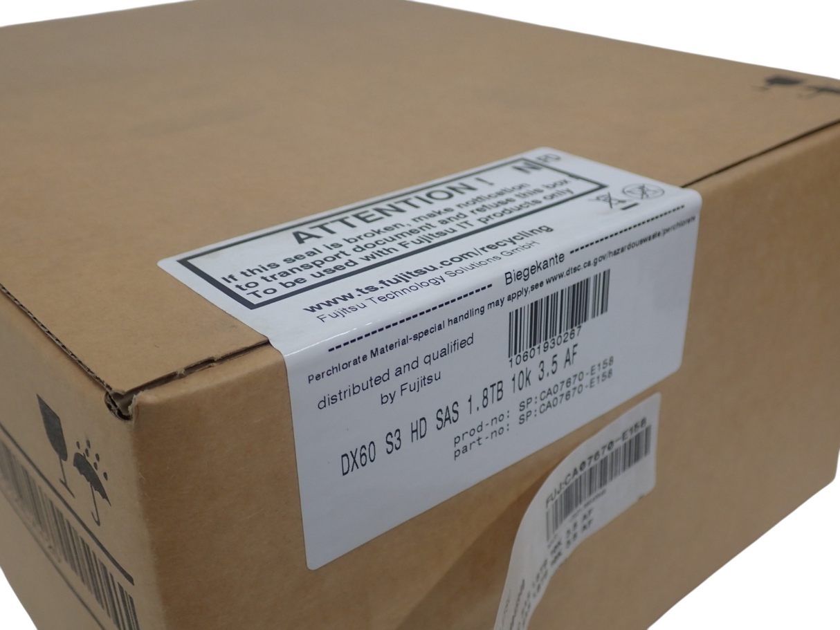 NEW Fujitsu 1.8TB Write Intensive 128MB SAS 12G 3.5" Hard Drive HDD CA07670-E158