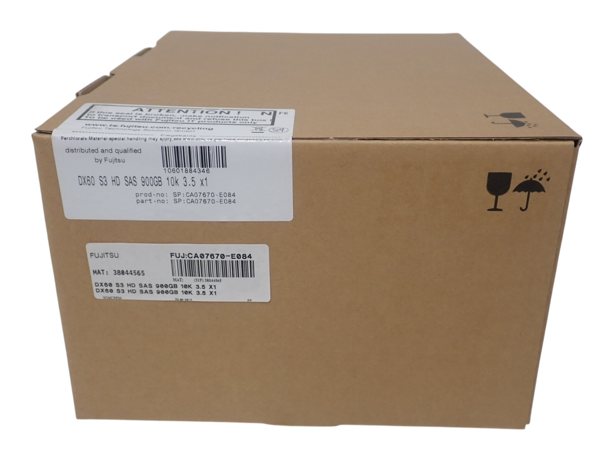NEW Fujitsu 900GB SAS 6G 10k 3.5" Hot-Plug HDD Hard Drive CA07670-E084