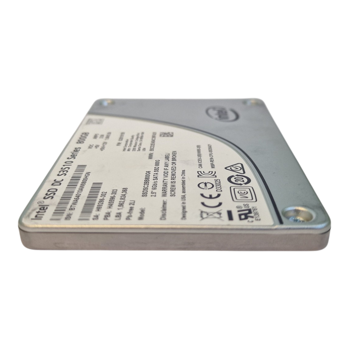 Intel DC S3510 800GB SATA 6G 2.5" SFF SSD Solid State Drive SSDSC2BB800G6