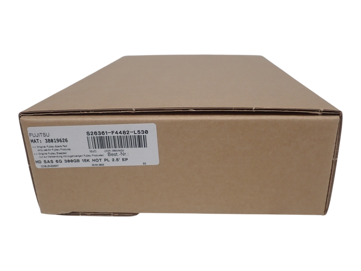 NEW Fujitsu 300GB SAS 6G 15k 2.5" Hot-Plug HDD Hard Drive S26361-F4482-L530