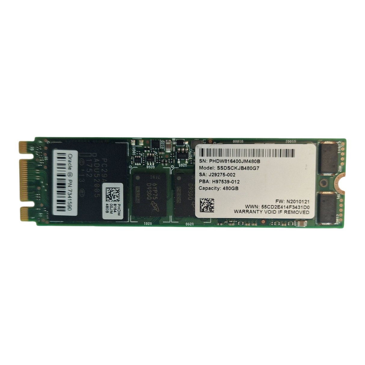 Intel 480GB M.2 SATA 6G MLC RI Solid State Drive SSD SSDSCKJB480G7