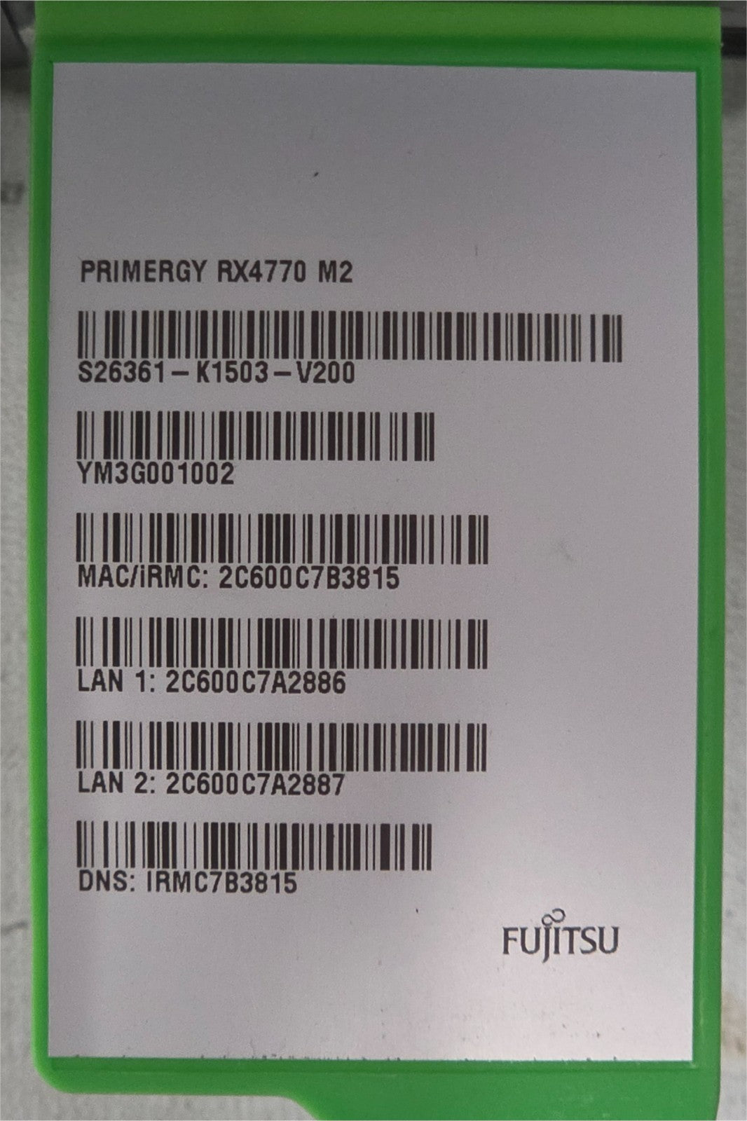 Fujitsu Primergy RX4770 M2 12SFF Quad Socket Rack Server CTO BS26361-K1503-V200