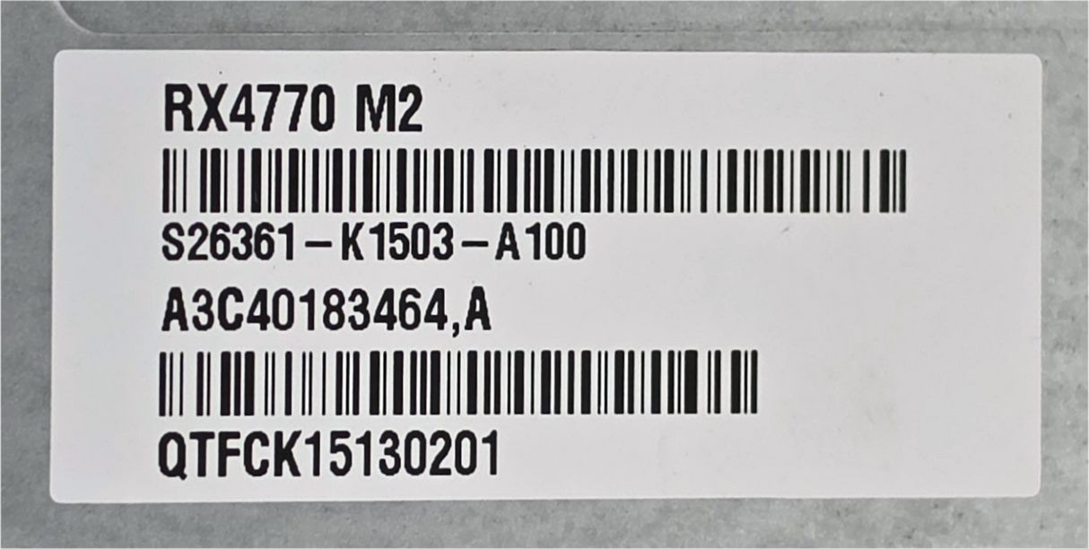 Fujitsu Primergy RX4770 M2 12SFF Quad Socket Rack Server CTO BS26361-K1503-V200