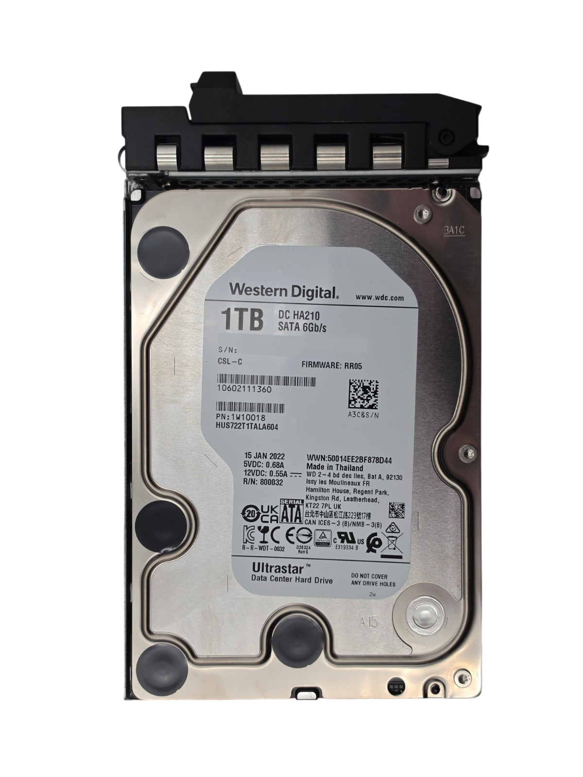 Fujitsu 1TB 7.2K SATA 12G 3.5" LFF Hot-Plug Hard Drive HDD S26361-F5636-L100
