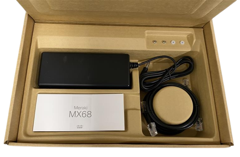 New Cisco Meraki MX68-HW Unclaimed Cloud-Managed Firewall Security Appliance