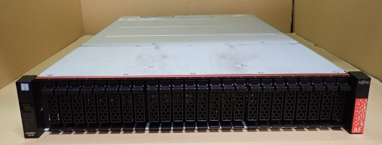 Fujitsu FTS:AF252XF010IN ETERNUS AF250 S2 Dual 16Gb FC Controller 24x 2.5" Bay