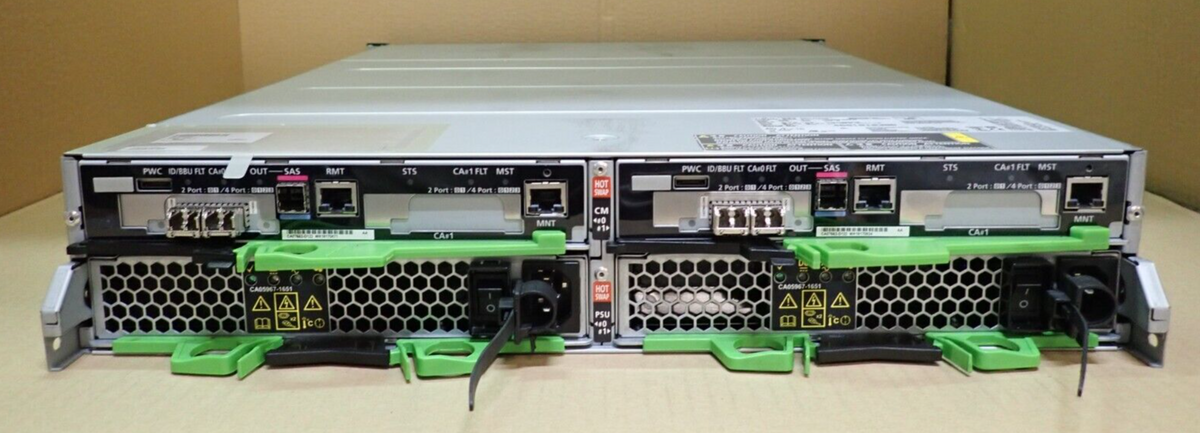 Fujitsu FTS:AF252XF010IN ETERNUS AF250 S2 Dual 16Gb FC Controller 24x 2.5" Bay