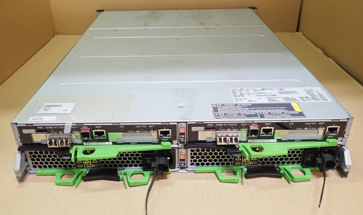 Fujitsu FTS:AF252XF010IN ETERNUS AF250 S2 Dual 16Gb FC Controller 24x 2.5" Bay