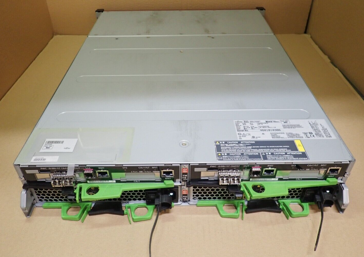 Fujitsu FTS:AF252XF010IN ETERNUS AF250 S2 Dual 16Gb FC Controller 24x 2.5" Bay