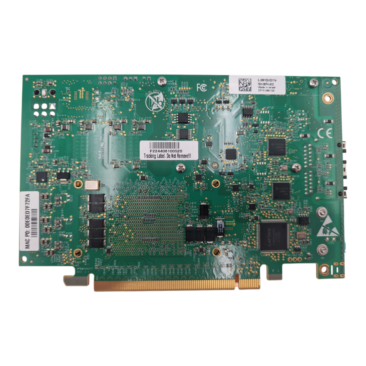 Dell 2x 100Gb QSFP28 + 2x 1GbE RJ45 Port PCIe Fabric RRC Q2 Server Adapter 891G5